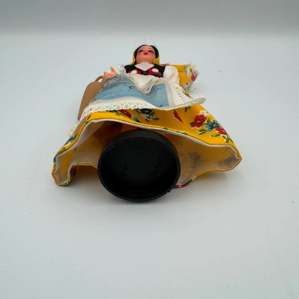 Vintage Souvenir Doll‎ Capri Italy Traditional Dress Ceramic Jug